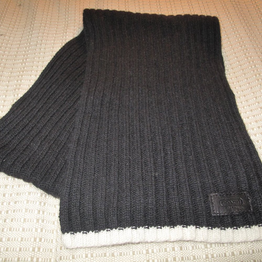 Coach Wool and Cashmere Blend Scarf